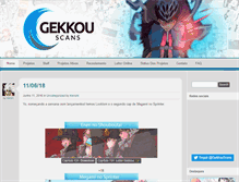 Tablet Screenshot of gekkouscans.com